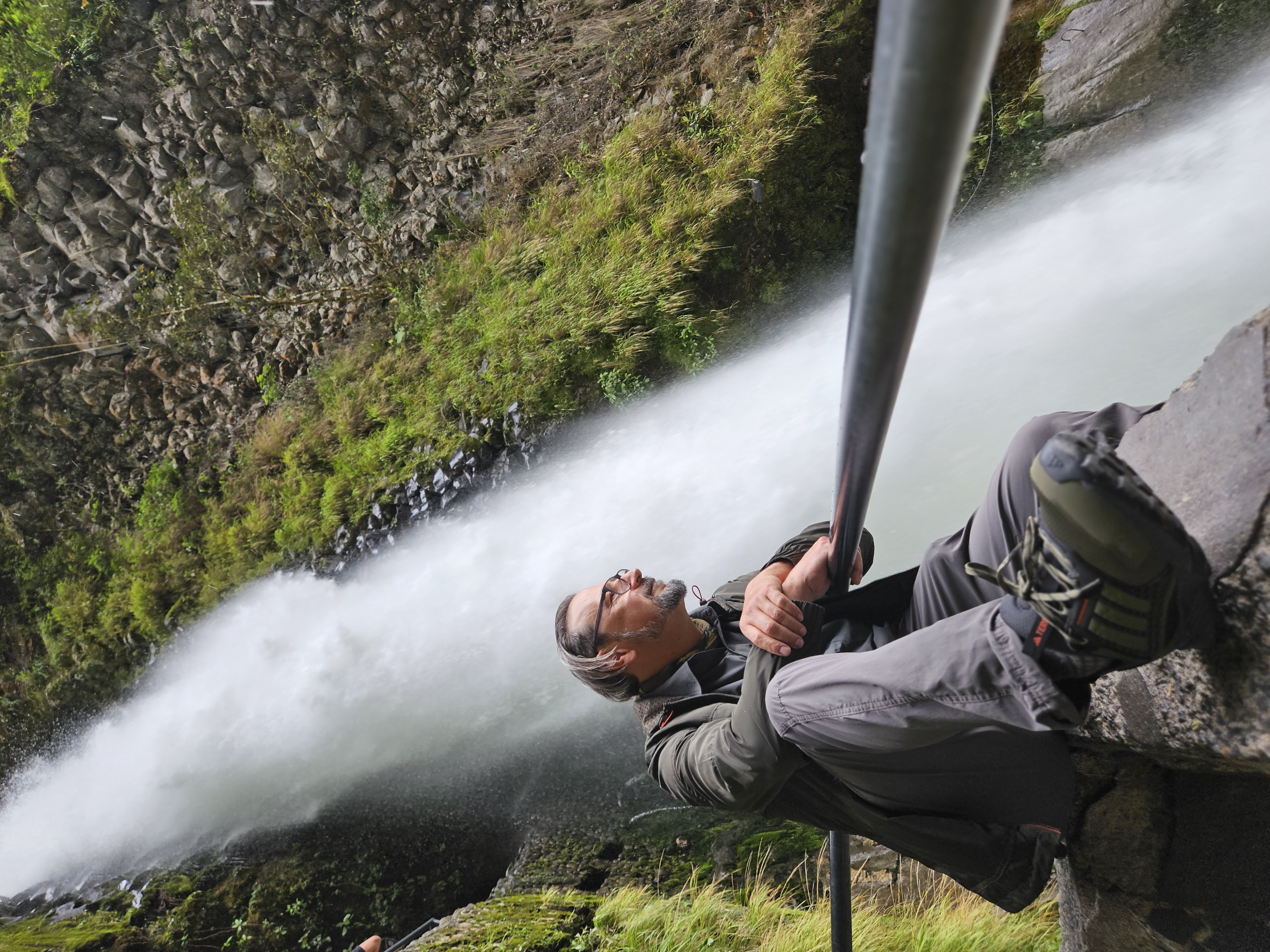 Motorradreise oder Porträtbild